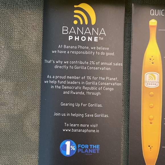 Brand new, never used banana phone. This is a wireless hand set and or speaker. - Picture 5 of 8